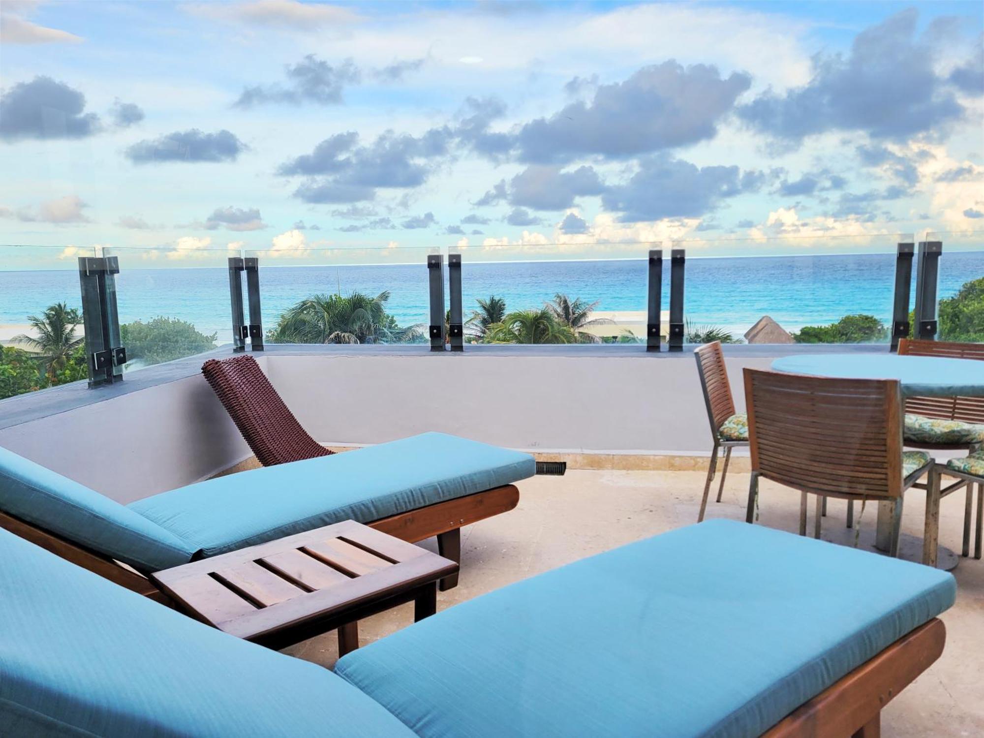 Beachfront Getaway Condo Cancún Zewnętrze zdjęcie