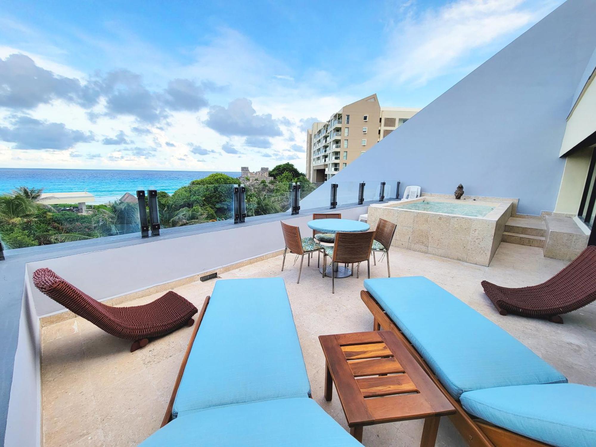 Beachfront Getaway Condo Cancún Zewnętrze zdjęcie